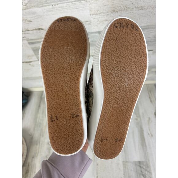 Steve Madden Women’s 6.5 Emmi Platform Leather Multicolor Snakeskin Sneakers NEW - Picture 9 of 9